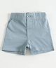 JusCubs Cotton Woven Solid Shorts - Blue