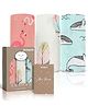 DOTMOM Premium Organic Bamboo Super-soft Swaddle Wrapper & Receiving Blanket, Pack of 3 - Multicolour
