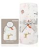 DOTMOM Premium Organic Bamboo Super-soft Swaddle Wrapper & Receiving Blanket - Fox