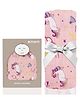 DOTMOM Premium Organic Bamboo Super-soft Swaddle Wrapper & Receiving Blanket - Rainbow Unicorn
