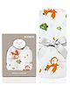 DOTMOM Premium Organic Bamboo Super-soft Swaddle Wrapper & Receiving Blanket - Red Fox