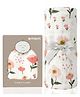 DOTMOM Premium Organic Bamboo Super-soft Swaddle Wrapper & Receiving Blanket - Flower