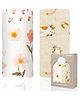 DOTMOM Premium Organic Bamboo Super-soft Swaddle Wrapper & Receiving Blanket, Pack of 2 - Multicolour