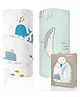 DOTMOM Premium Organic Bamboo Super-soft Swaddle Wrapper & Receiving Blanket, Pack of 2 - Multicolour
