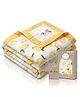 DOTMOM Premium Organic Bamboo 6 Layered Highly Breathable & Antibacterial Reversible Blanket - 0 to 3 Years