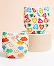 Happy Baby Co. Advanced Nappy Pack of 2, Reusable Baby Nappy with Leak-Lock, Velcro Closure, 2-Layer Padding, Waterproof Cloth Nappy, 6-12 Months