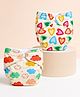 Happy Baby Co. Advanced Nappy Pack of 2, Reusable Baby Nappy with Leak-Lock, Velcro Closure, 2-Layer Padding, Waterproof Cloth Nappy, 12-18 Months