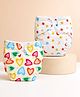Happy Baby Co. Advanced Nappy Pack of 2, Reusable Baby Nappy with Leak-Lock, Velcro Closure, 2-Layer Padding, Waterproof Cloth Nappy, 6-12 Months