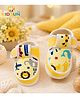 KIDSUN Animal Design Velcro Closure Booties - Yellow