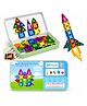 Hop N Play Mini Magnetic Tiles for Kids, Magnetic Building Blocks for Kids, Educational Learning Toys, Magnetic Toys for Kids, Learning Educational Brain Toys - 26Pcs