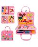 Hop N Play Montessori Busy Board for Toddlers | Sensory Activity Binder & Learning Busy Book | Educational Travel Toy for Kids 1 2 3 4 Years , Pink