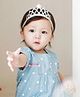 Babymoon Glitering Rhinestone Crown Headband - Silver