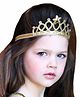 Babymoon Glitering Rhinestone Crown Headband - Golden