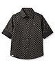 Ruff 100% Cotton Woven Printed Shirt with Full Sleeves & Abstract Print in Brown