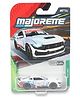 Majorette Ford Mustang Dark Horse Die Cast Racing Car with Free Wheel Movement - White