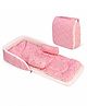 GRASPING FINGERS Baby Bed in a Bag with Bolster Cushions and Booster Pillow, Foldable Portable Newborn Sleeping Bed (0-6 Months)