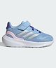 ADIDAS KIDS Velcro Closure Solid Sports Shoes - Blue and Silver