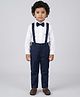 Biglilpeople Cotton Full Sleeves Solid Clothing Set - Blue