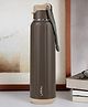 Larah by Borosil 680 ml Amaze Brown PU Insulated Made in India Stainless Steel Bottle for for Office, School, College & Gym, Daily Use