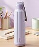 Larah by Borosil 550 ml Amaze Lavender PU Insulated Made in India Stainless Steel Bottle for for Office, School, College & Gym, Daily Use - Purple