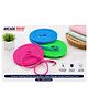 ARCADE TOYS Heavy Duty Nylon Clothes Drying Rope with Steel Hooks, 5M Retractable Outdoor & Indoor Clothesline, Blue & Green