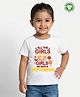 Pranava Organic Cotton Knit Half Sleeves Best Girls Are Born In September Text Printed Tee - White