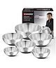 Bergner Argent Triply 6 Pc Tasra Set - Silver