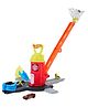 Hot Wheels City Super Fire Station Rescue Playset with 16-Inch Extended Track