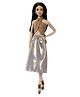 Barbie 32 cm Basics Collectible Doll Model 06 with Shimmery Golden Skirt & Halter