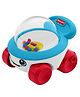 Fisher-Price Corn Popper Vehicle Push-Along Toy with Sounds for Baby & Toddler - Multicolor