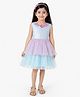 A Little Fable Woven Sleeveless Floral Applique Detailed Dress - Multi Colour