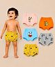 Snugkins 100% Cotton Pack Of 5 Animals Printed Bloomers - Multi Colour