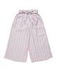 Akkriti by Pantaloons Cotton Flax Woven Striped Palazzo - Pink