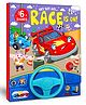 Hello Friend Books The Race Car Champion Sound Book for Kids/Toddlers- Musical Sound Book with 6 Interactive Sounds and Steering Wheel, Hardcover, by Hello Friend Books