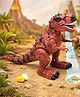 VGRASSP Egg Laying Dinosaur Toy For Kids With Flashing Lights And Sound Effects - Interactive Battery Operated Walking Dino With Floor Projection - Color May Vary