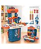VGRASSP Tool Workbench And Toolbox Suitcase Toy Set For Kids - Educational Pretend Play Construction Equipment Kit - STEM Learning Activity Gift - Color May Vary