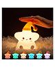 Elecart Kids Star Night Light Lamp for Kids, Rechargeable LED Silicone Bedside Nursery Lamp with 3 Brightness Levels, 30-Min Auto Timer, BPA-Free Soft Touch, USB Rechargeable Sleep Light