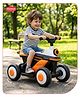 Aditi Toys Giggly Wheels Electric Kids Bike, 4 Wheel Ride On ATV for Boys & Girls, Quad Bike with Music, LED Lights, Forward Reverse Function & Rechargeable Battery Electric Bikes for Kids 3Y+ (Black)