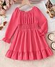 Mark & Mia Frock with Full Raglan Sleeves in Fuschia