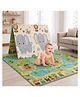 StarAndDaisy Baby Play Mat for 0 to 2 Years 6mm Thick Foldable XPE Baby Floor Mat Reversible Cushioned Playmat Lightweight Portable Soft Waterproof Easy to Clean 149 x 178 cm for Kids Playing