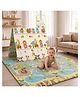 StarAndDaisy Baby Play Mat for 0 to 2 Years 6mm Thick Foldable XPE Floor Mat Reversible Cushioned Play Mat Lightweight Portable Waterproof Soft Easy to Clean 149 x 178 cm for Babies and Kids Playing