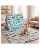 StarAndDaisy Baby Play Mat for 0 to 2 Years 6mm Thick Foldable XPE Baby Floor Mat Reversible Cushioned Play Mat Lightweight Portable Waterproof Soft Easy to Clean 5 x 4 ft for Babies and Kids Playing