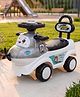 StarAndDaisy Airplane Ride On Toy for Babies 1 to 3 Years Musical Steering Wheel with Horn Under Seat Storage Wide Wheels Anti Tip Design Indoor Outdoor Ride On Car for Boys and Girls Safe Durable Comfortable