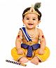 Itsmycostume Janmashtami Theme Krishna Fancy Dress Costume Set - Blue & Yellow