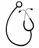 Sarvda Doctor Theme Costume Stethoscope - Black