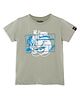 Kiggle Cotton Jersey Knit Half Sleeves Boxing Championship Text  Printed Tee - Grey