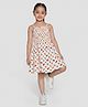Kiggle Slub Jersey Knit Sleeveless Bear Printed Dress - Off White