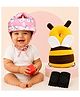 Boxot impex safety combo of Baby Helmet Head Protector and knee pads