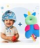 Boxot impex Baby safety Combo of Baby Helmet and Baby Head Protection Cushion Backpack