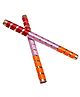 Sarvda Navratri Theme Dandiya Sticks Costume Accessory Set - Multi Colour
